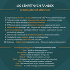 Plakat Zdrapka dla Par - 100 Sekretnych Randek