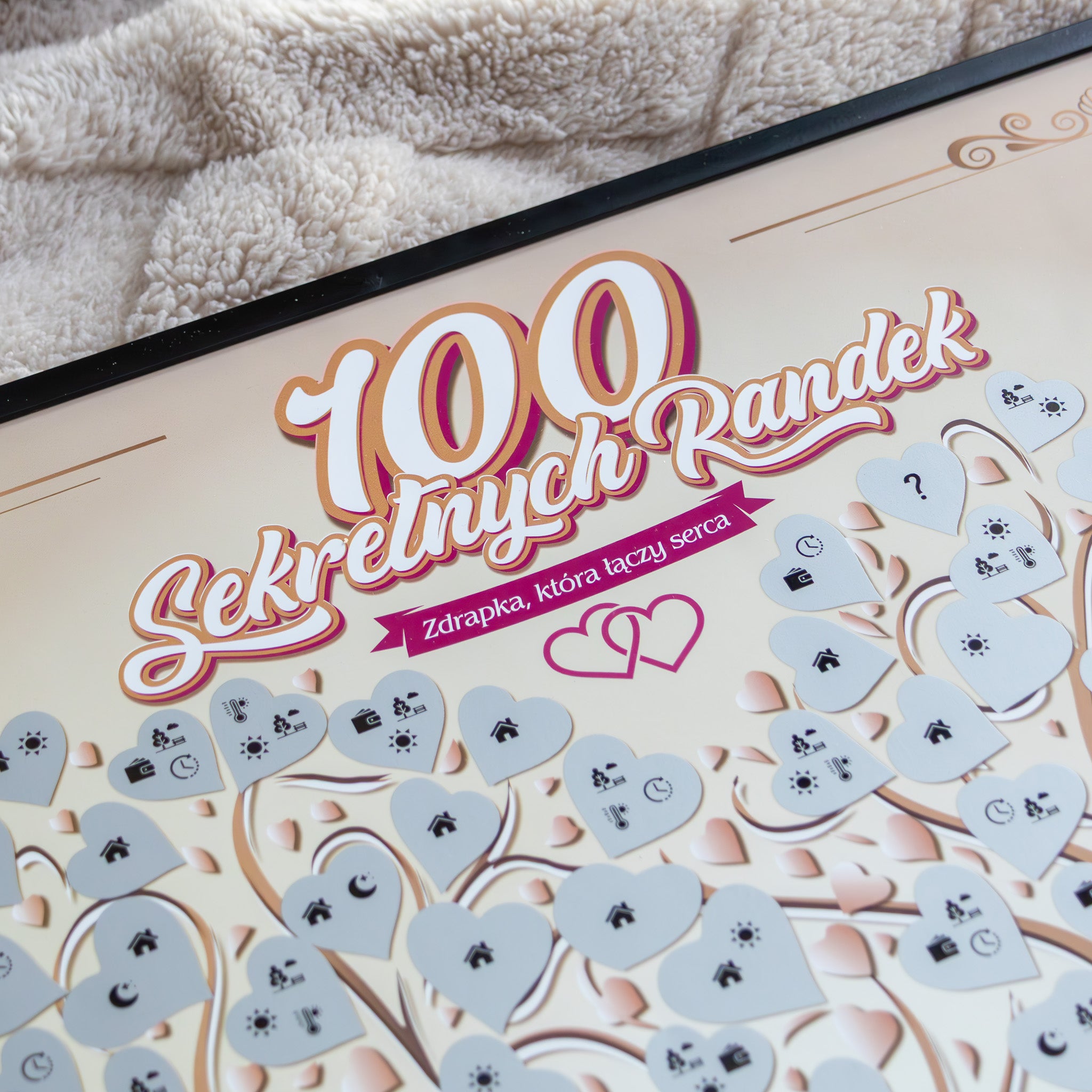Plakat Zdrapka dla Par - 100 Sekretnych Randek