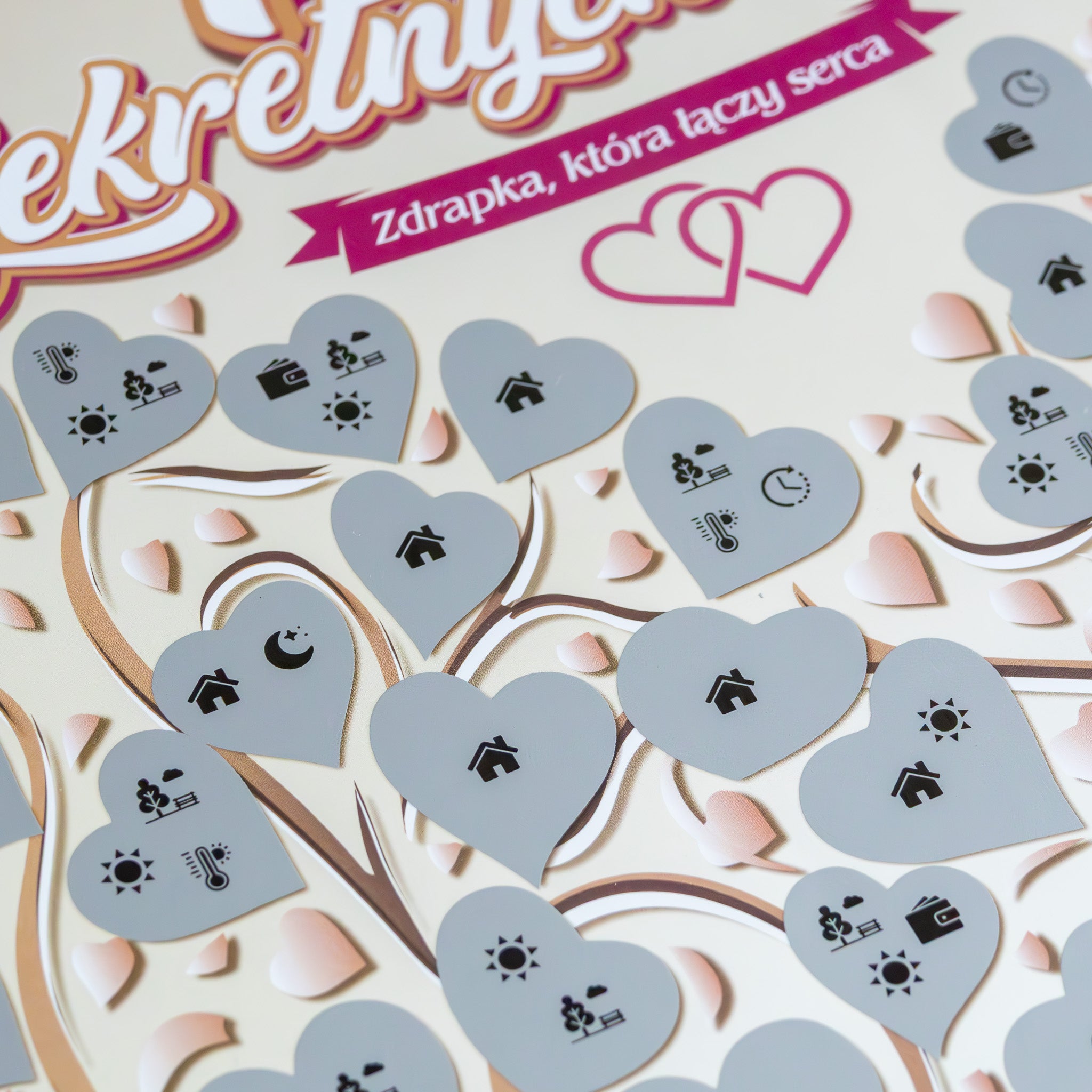 Plakat Zdrapka dla Par - 100 Sekretnych Randek