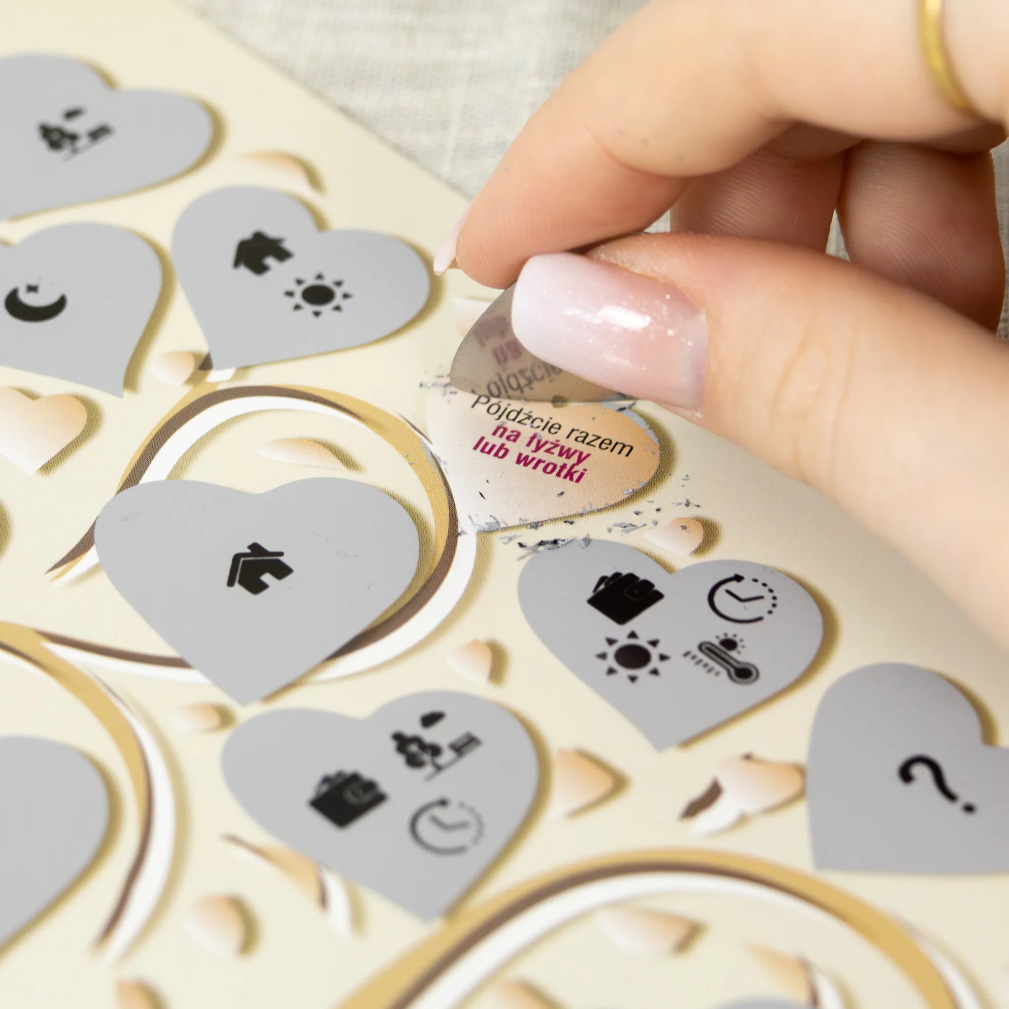 Plakat Zdrapka dla Par - 100 Sekretnych Randek