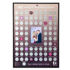 Plakat Zdrapka Dla Par - 80 Naszych Wspólnych Chwil