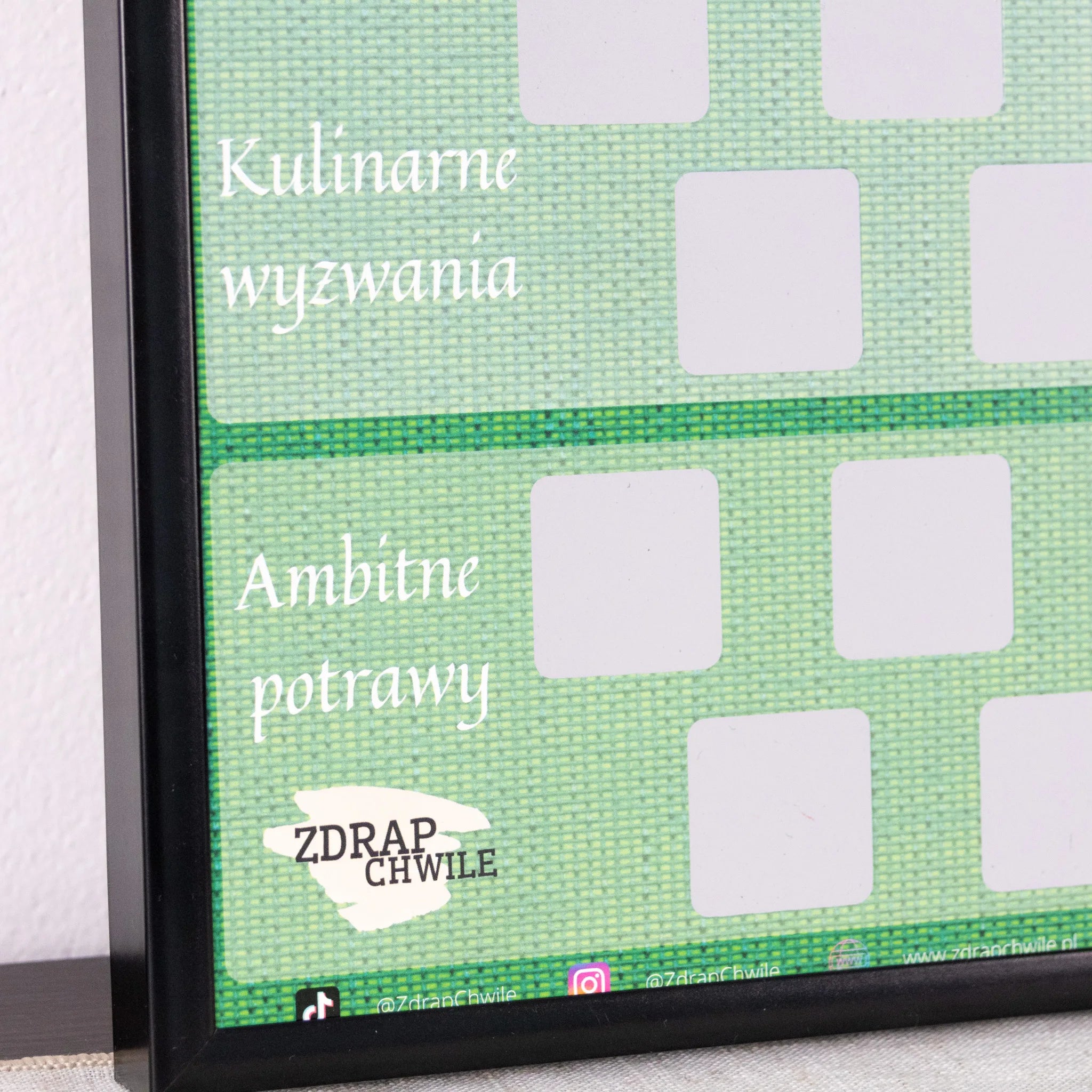 Plakat Zdrapka Kulinarny - "Co dzisiaj jemy?"