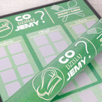 Plakat Zdrapka Kulinarny - "Co dzisiaj jemy?"