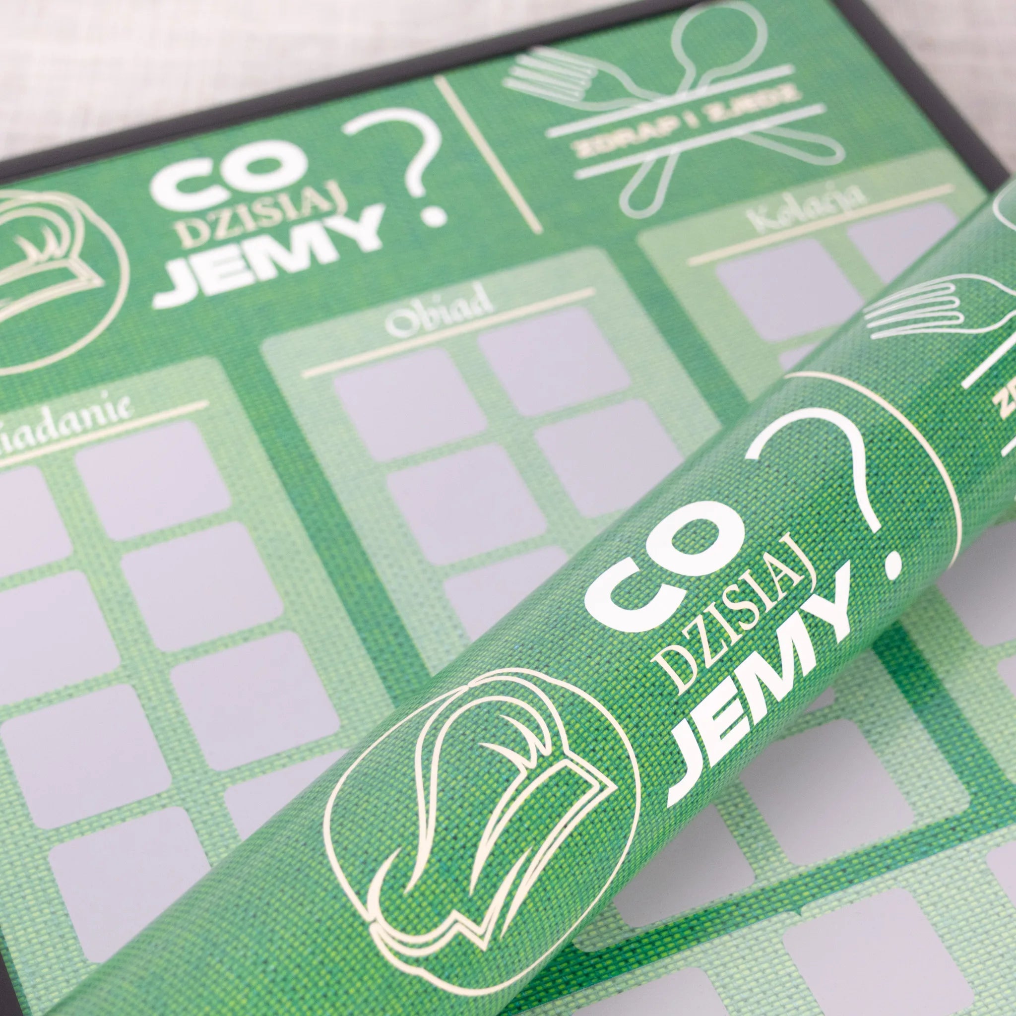 Plakat Zdrapka Kulinarny - "Co dzisiaj jemy?"