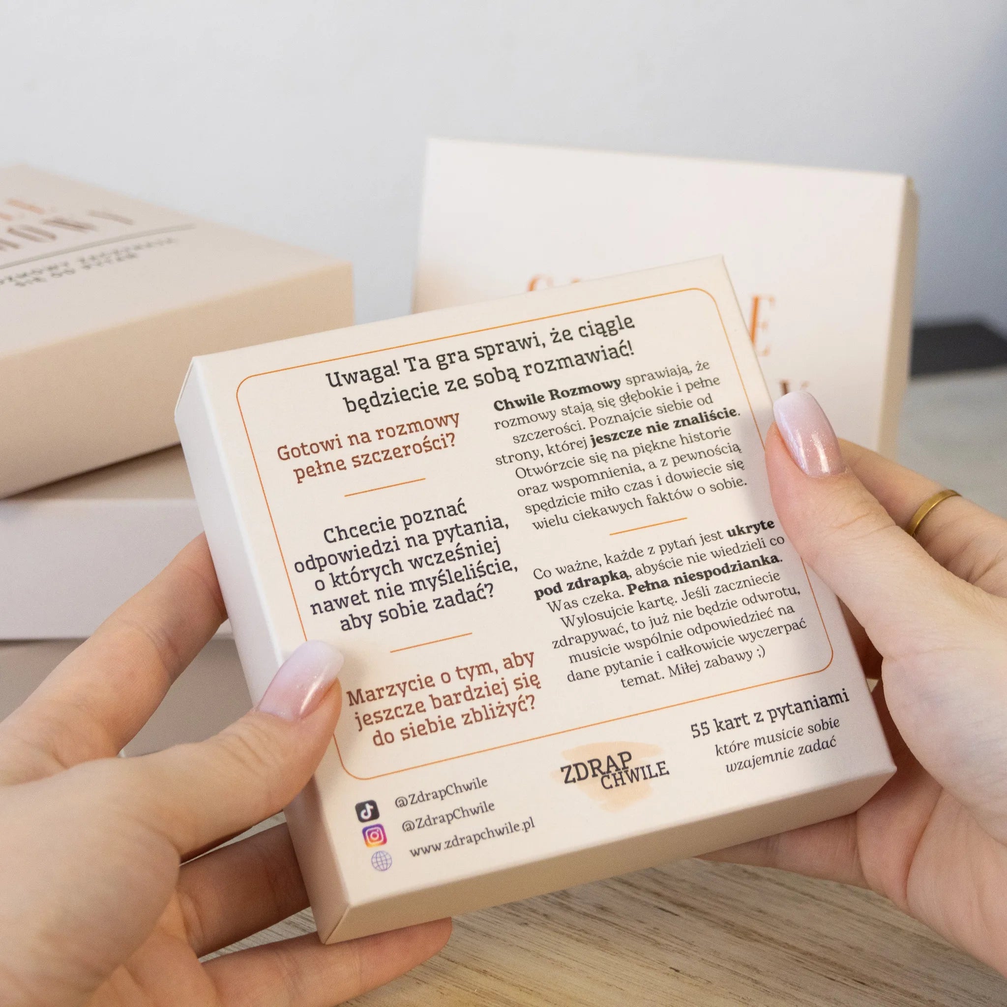 Chwile Rozmowy - Karty z pytaniami dla Par