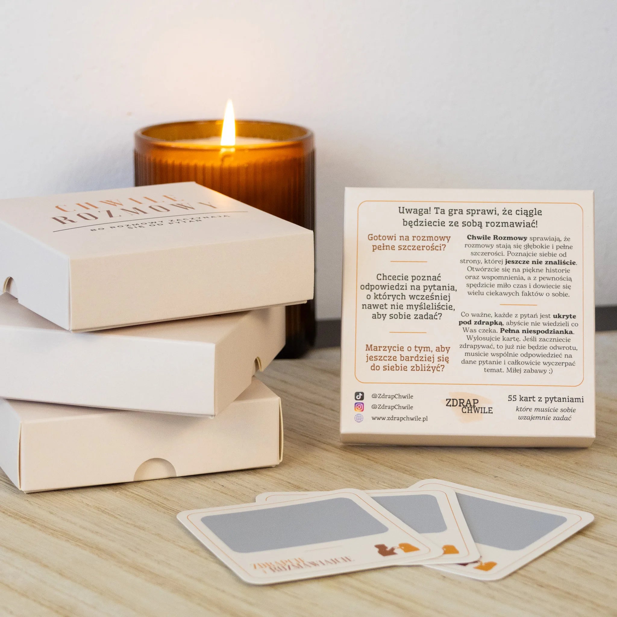 Chwile Rozmowy - Karty z pytaniami dla Par