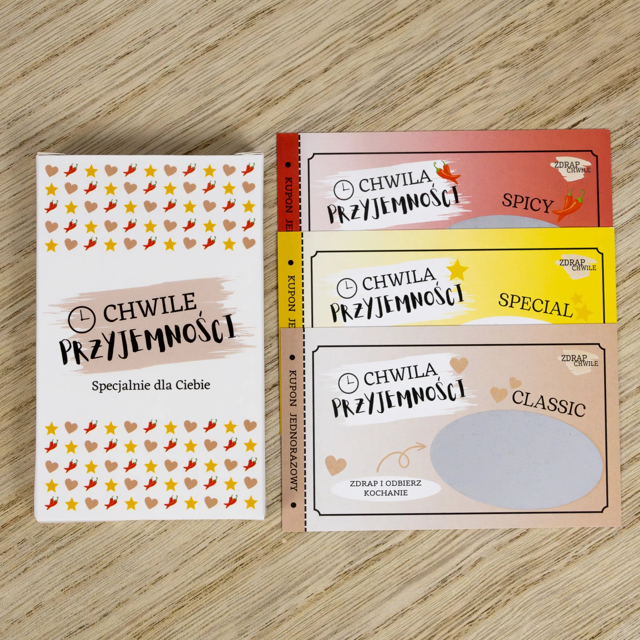 Kupony Miłości - Chwile Przyjemności (personalizacja) 20 szt.