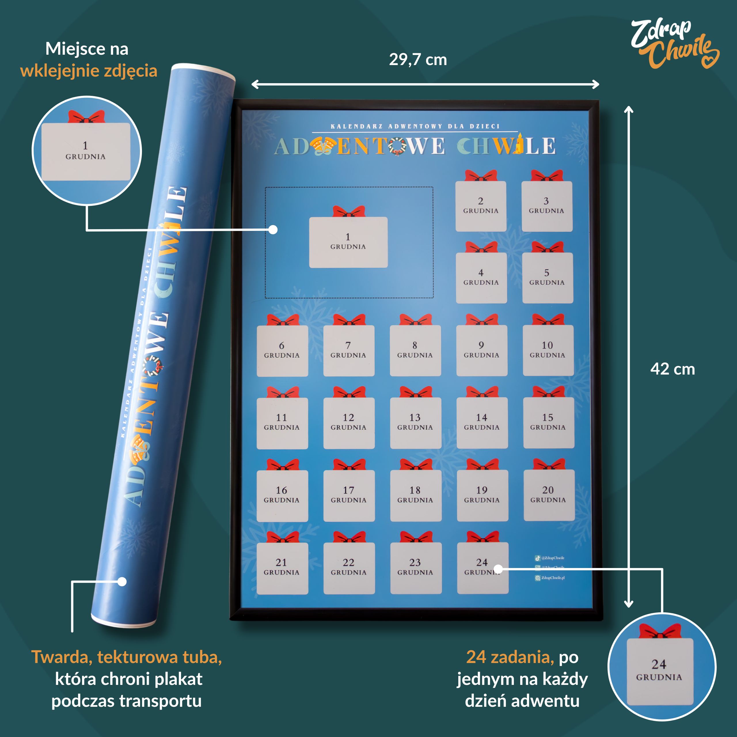 Zdrapka Adwentowa dla Dzieci - Adwentowe Chwile