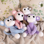 Zakochane Małpki dla Par (rękodzieło)