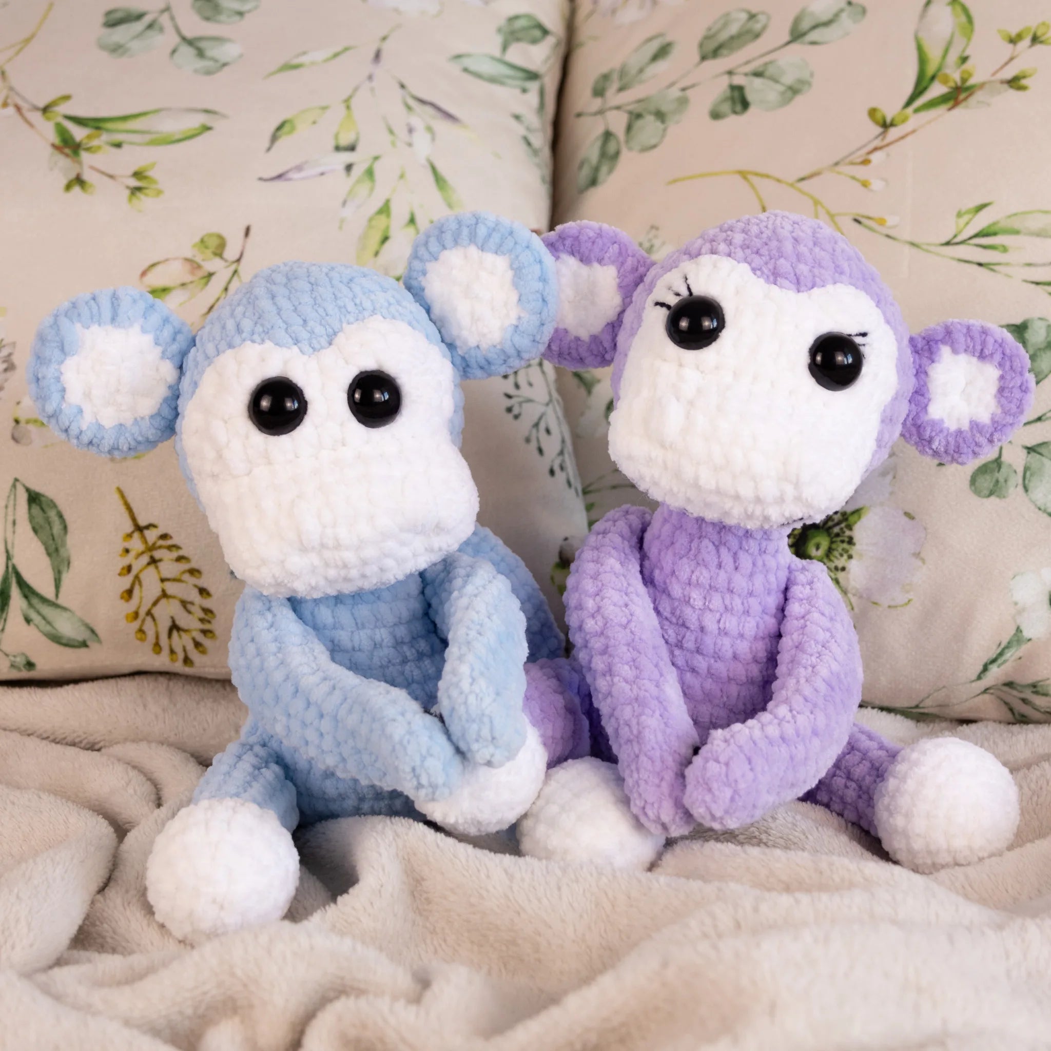 Zakochane Małpki dla Par (rękodzieło)