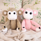 Zakochane Małpki dla Par (rękodzieło)