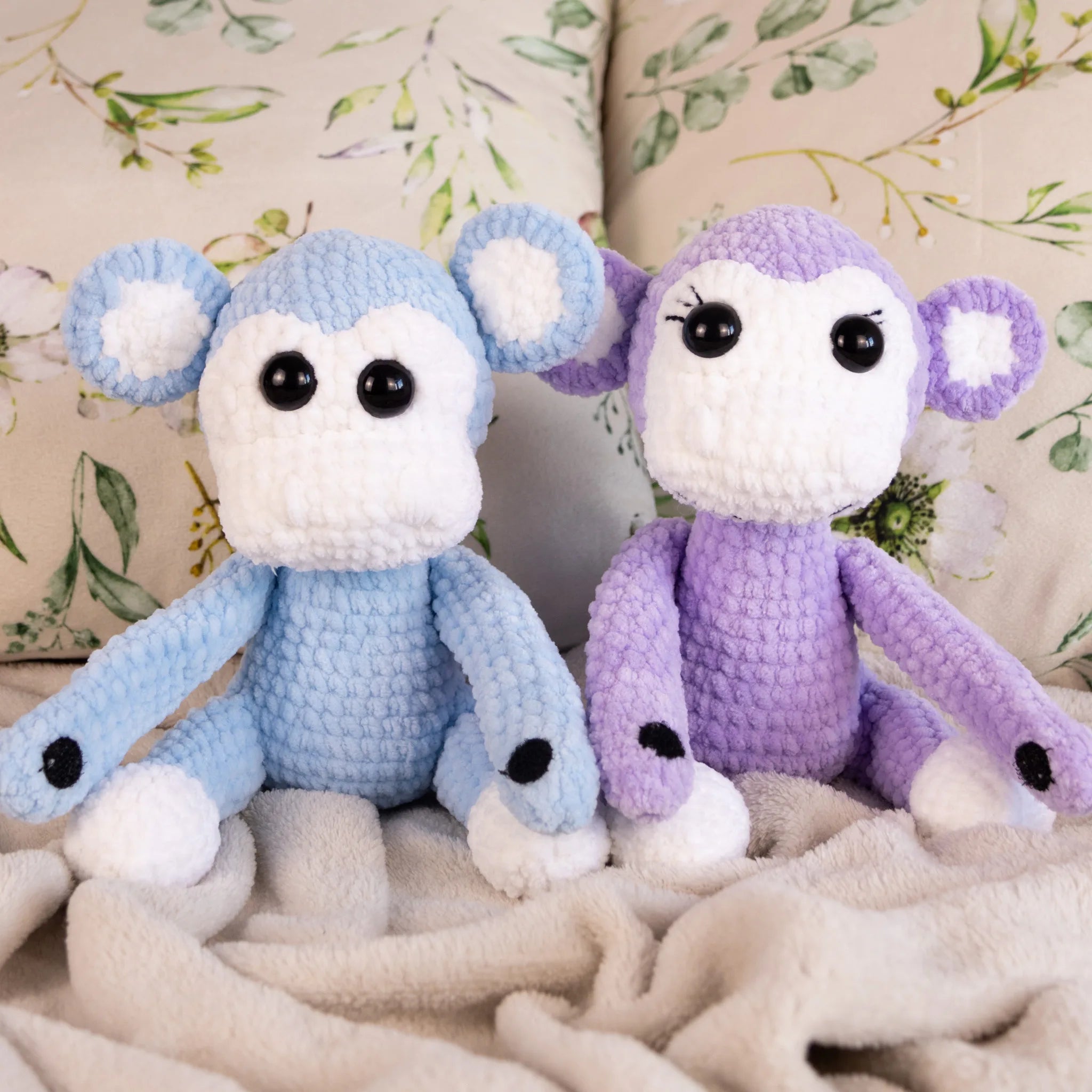 Zakochane Małpki dla Par (rękodzieło)