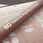 Plakat Zdrapka Dla Par - 80 Naszych Wspólnych Chwil