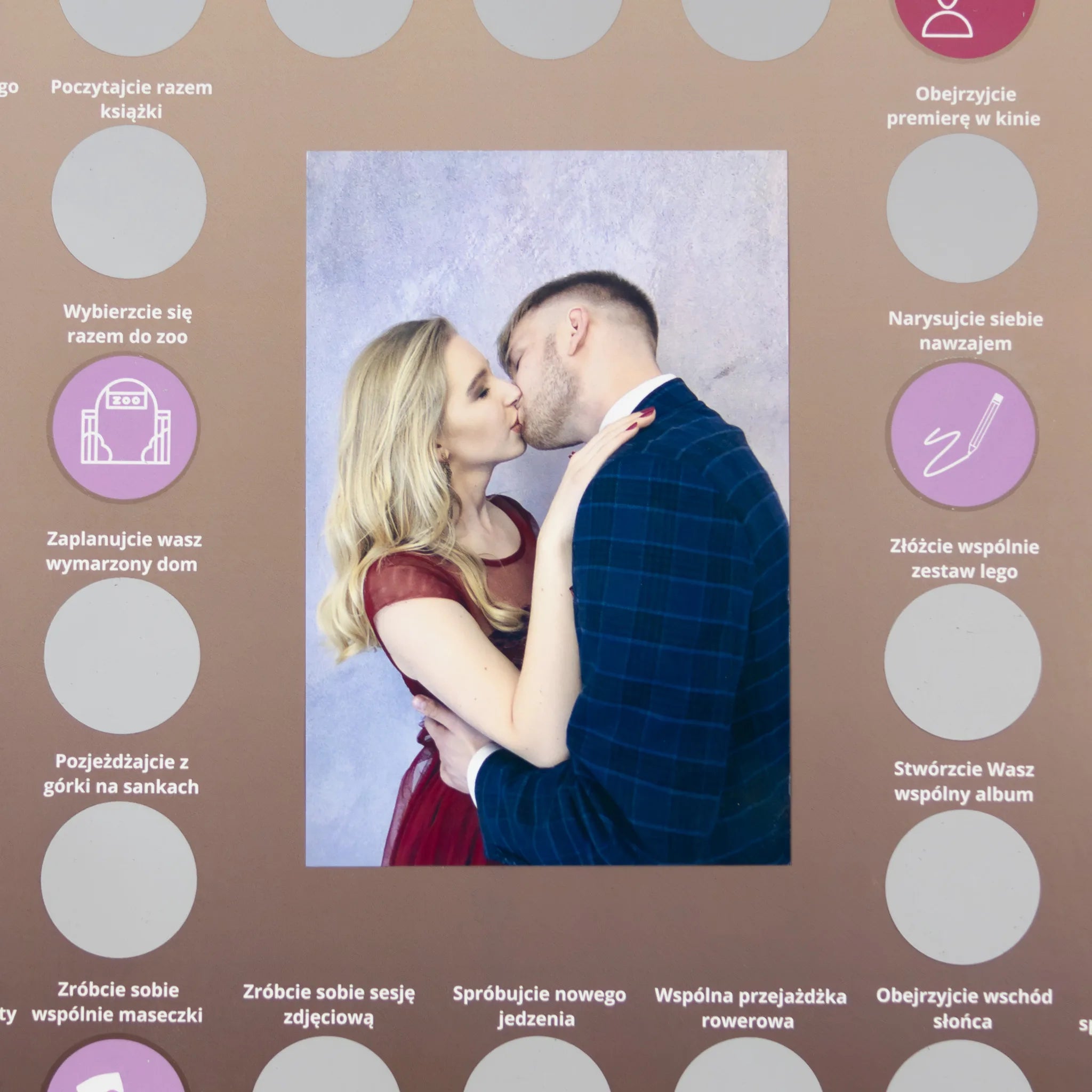 Plakat Zdrapka Dla Par - 80 Naszych Wspólnych Chwil