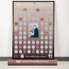 Plakat Zdrapka Dla Par - 80 Naszych Wspólnych Chwil