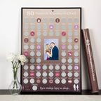 Plakat Zdrapka Dla Par - 80 Naszych Wspólnych Chwil