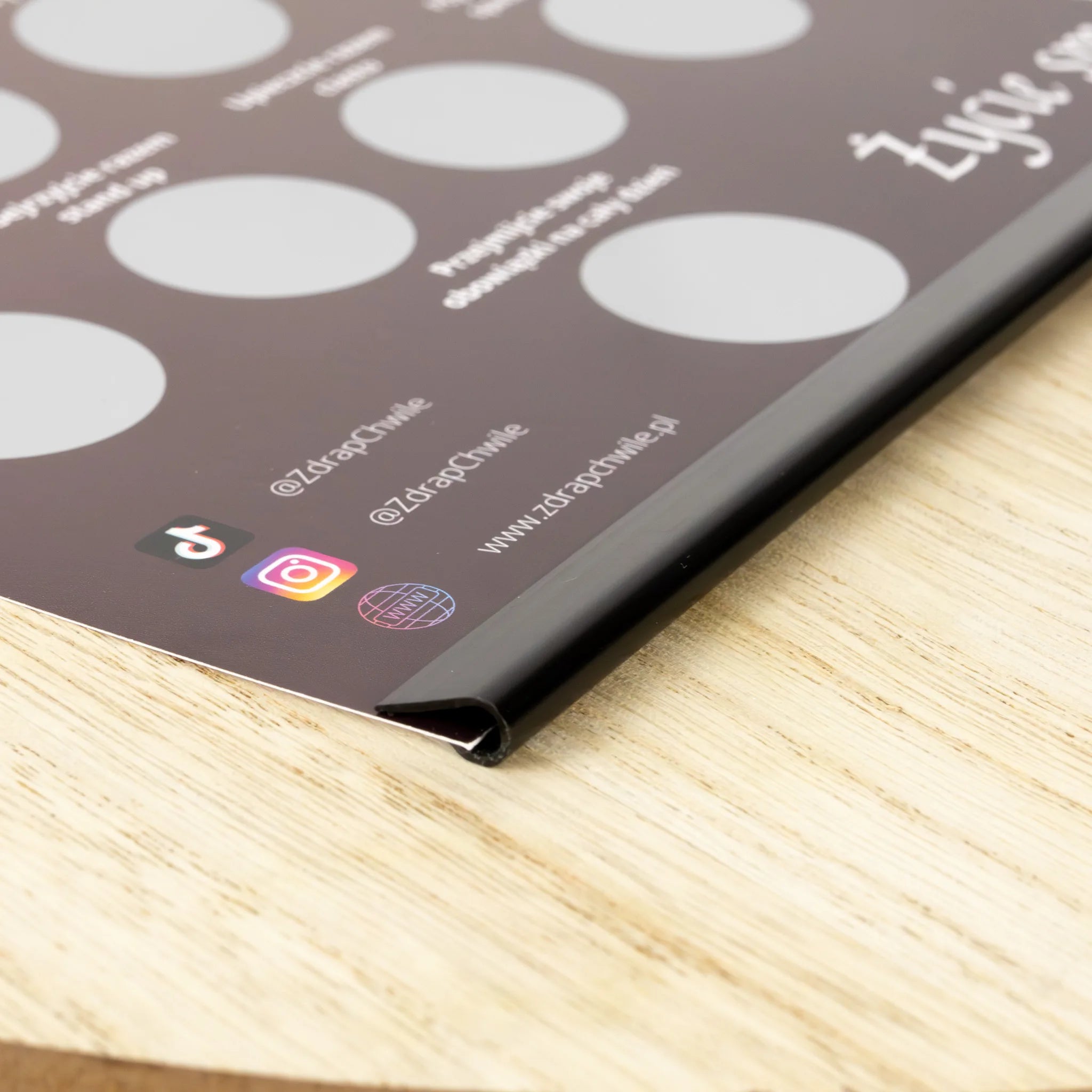 Listwy plakatowe wsuwane A2 (42 cm)