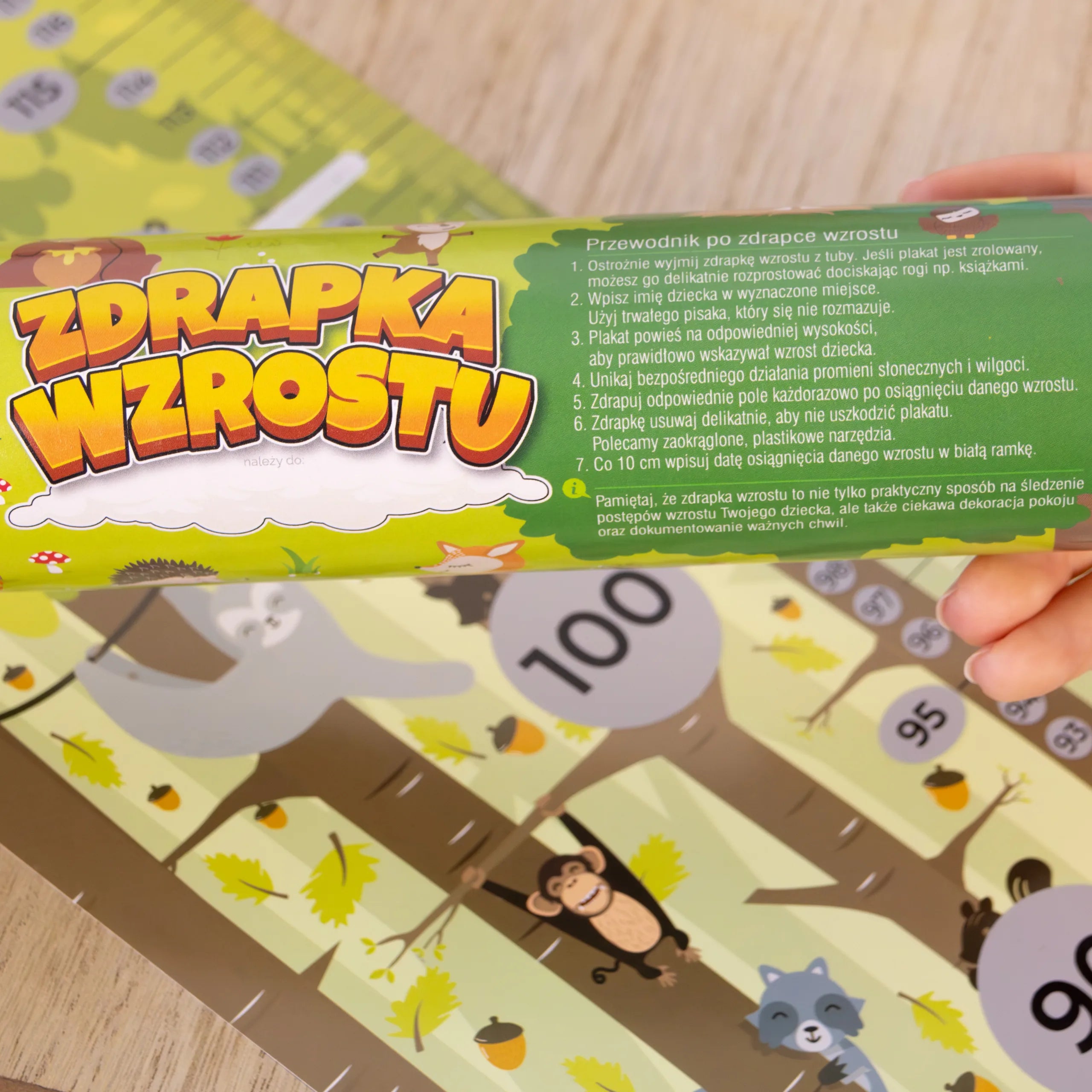 Miarka Wzrostu Dla Dzieci - Zdrapka Wzrostu