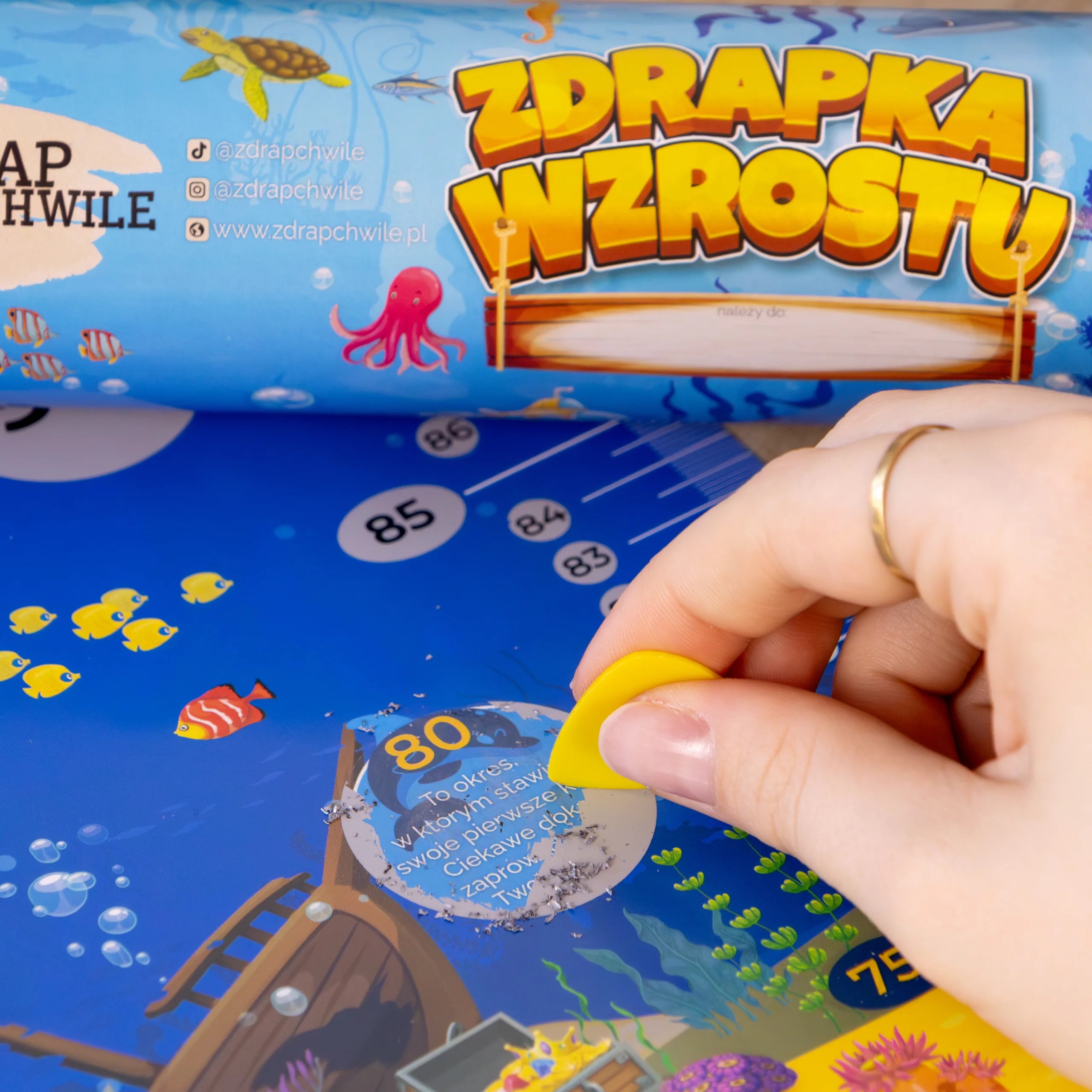 Miarka Wzrostu Dla Dzieci - Zdrapka Wzrostu