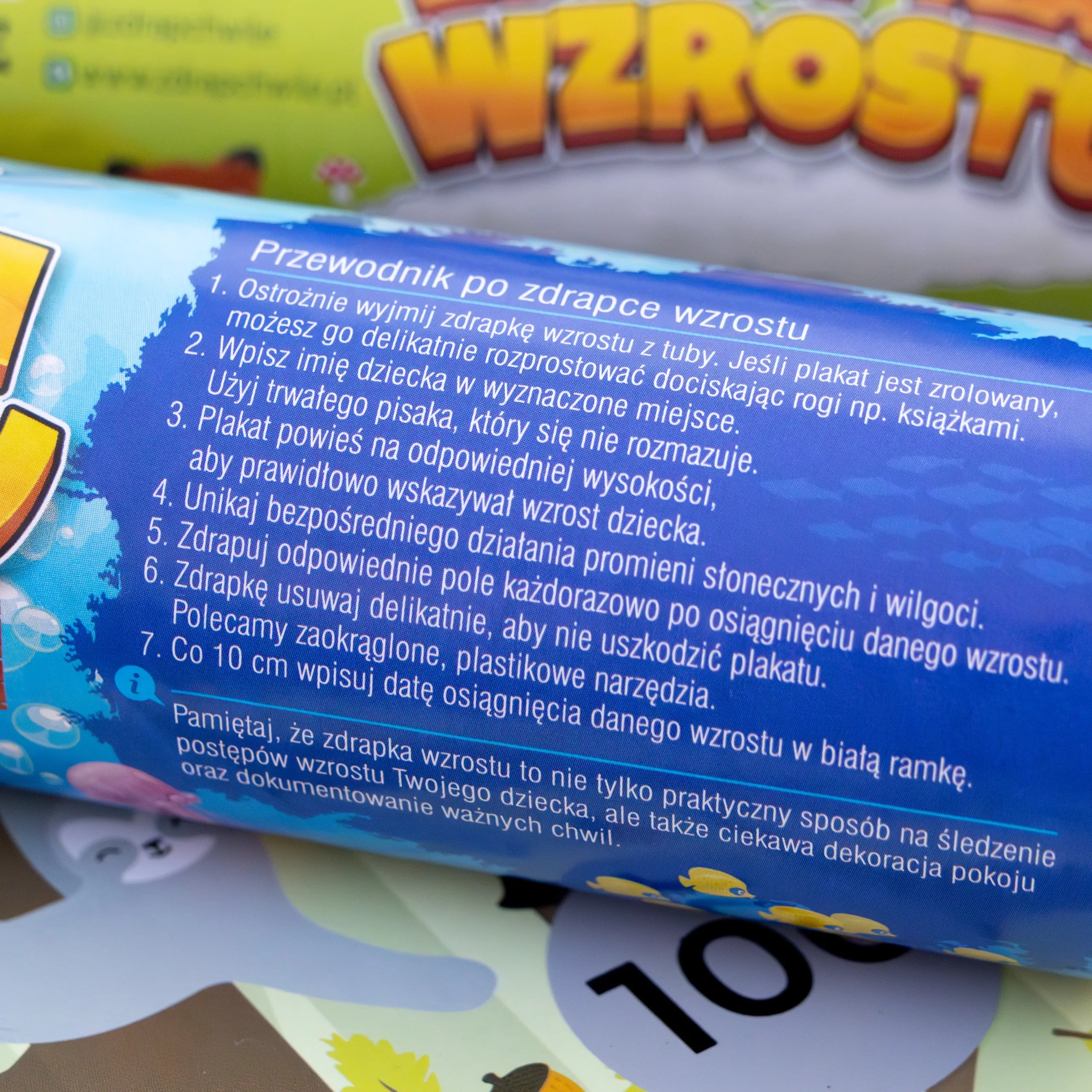 Miarka Wzrostu Dla Dzieci - Zdrapka Wzrostu