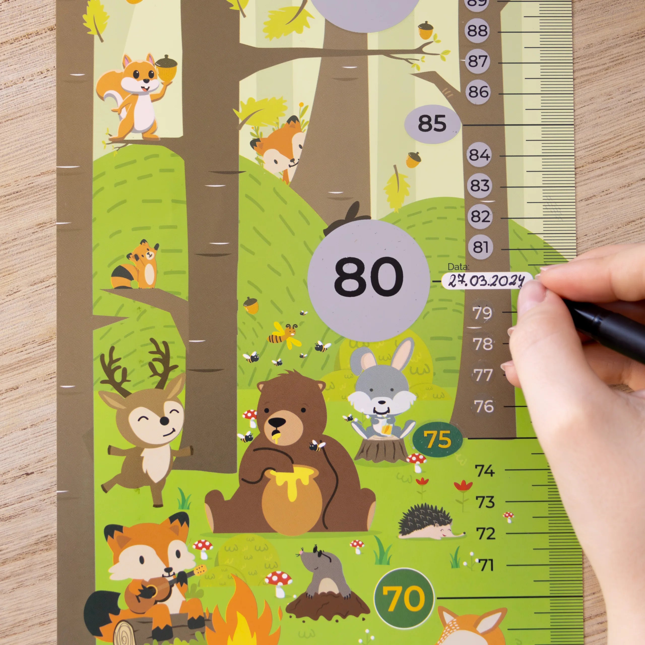 Miarka Wzrostu Dla Dzieci - Zdrapka Wzrostu