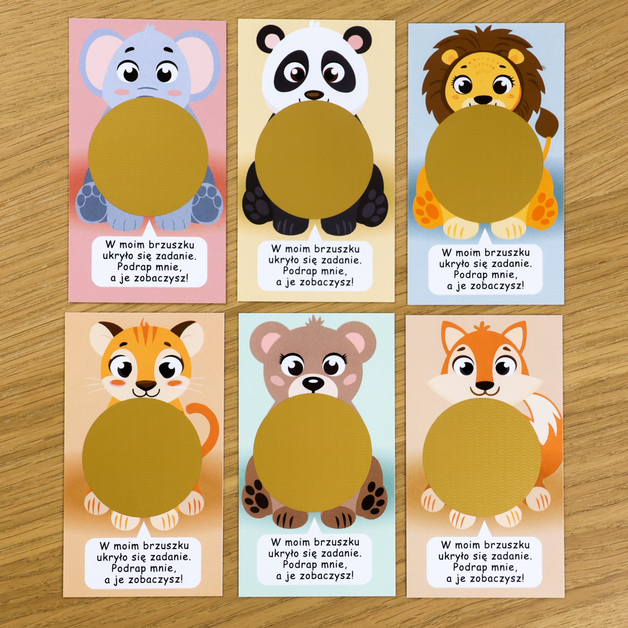 Zdrapki Imprezowe dla Dzieci (30 szt.)