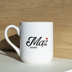 Zestaw kubków Mąż i Żona z datą ślubu – personalizowane kubki 330 ml