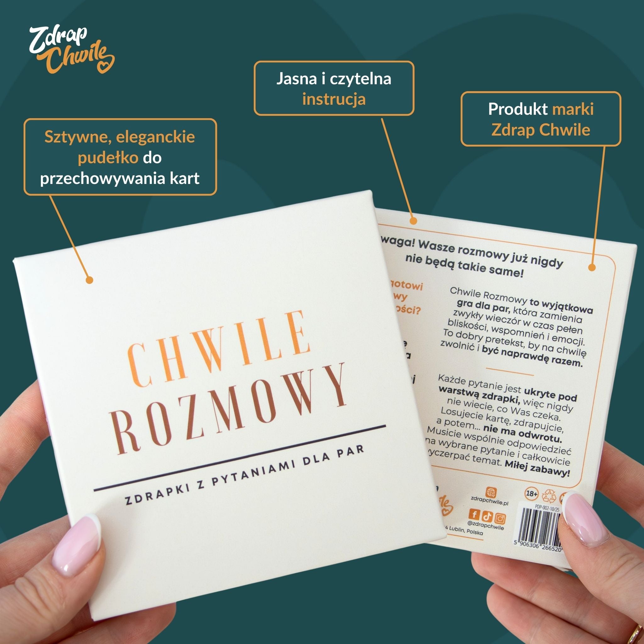 Chwile Rozmowy - Karty z pytaniami dla Par