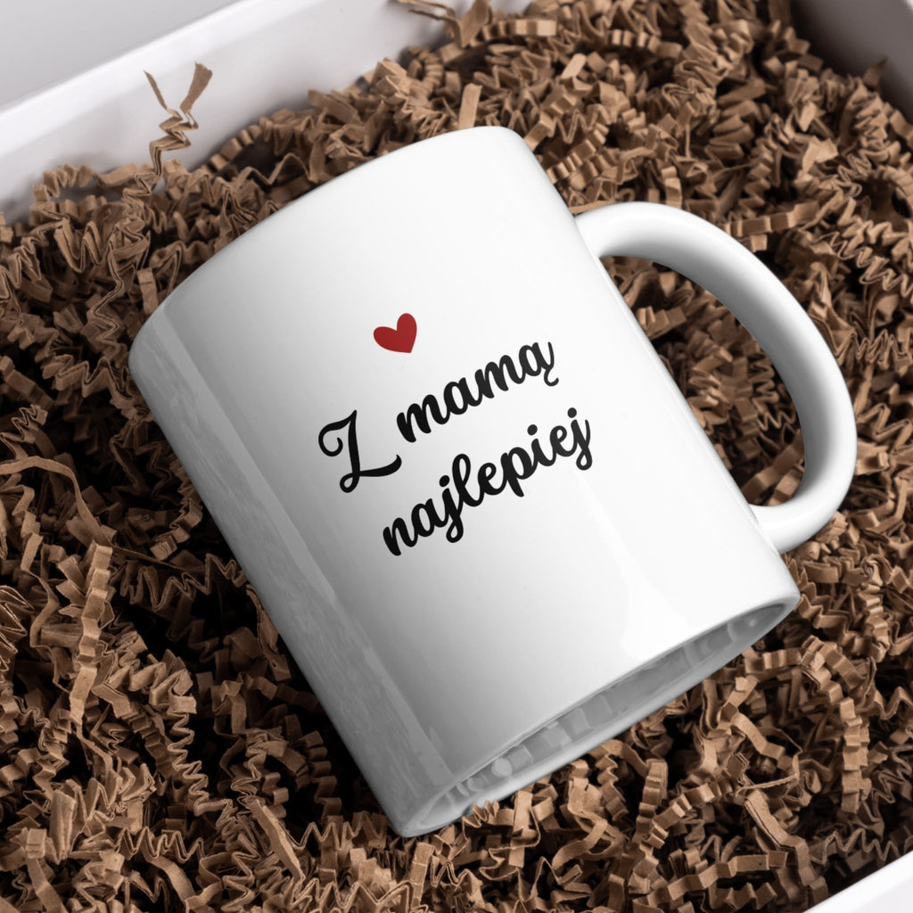 Kubek dla mamy "Z mamą najlepiej - 330 ml