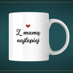 Kubek dla mamy "Z mamą najlepiej - 330 ml