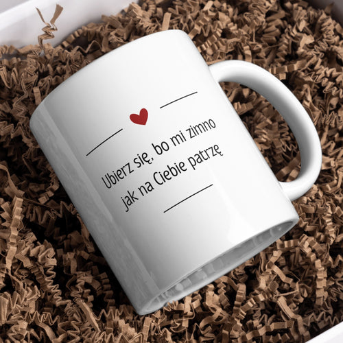 Kubek biały dla dziadków z cytatem - 330 ml
