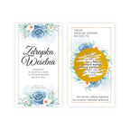 Zdrapki Weselne - Zadania dla Gości Weselnych (NIEBIESKA RÓŻA)