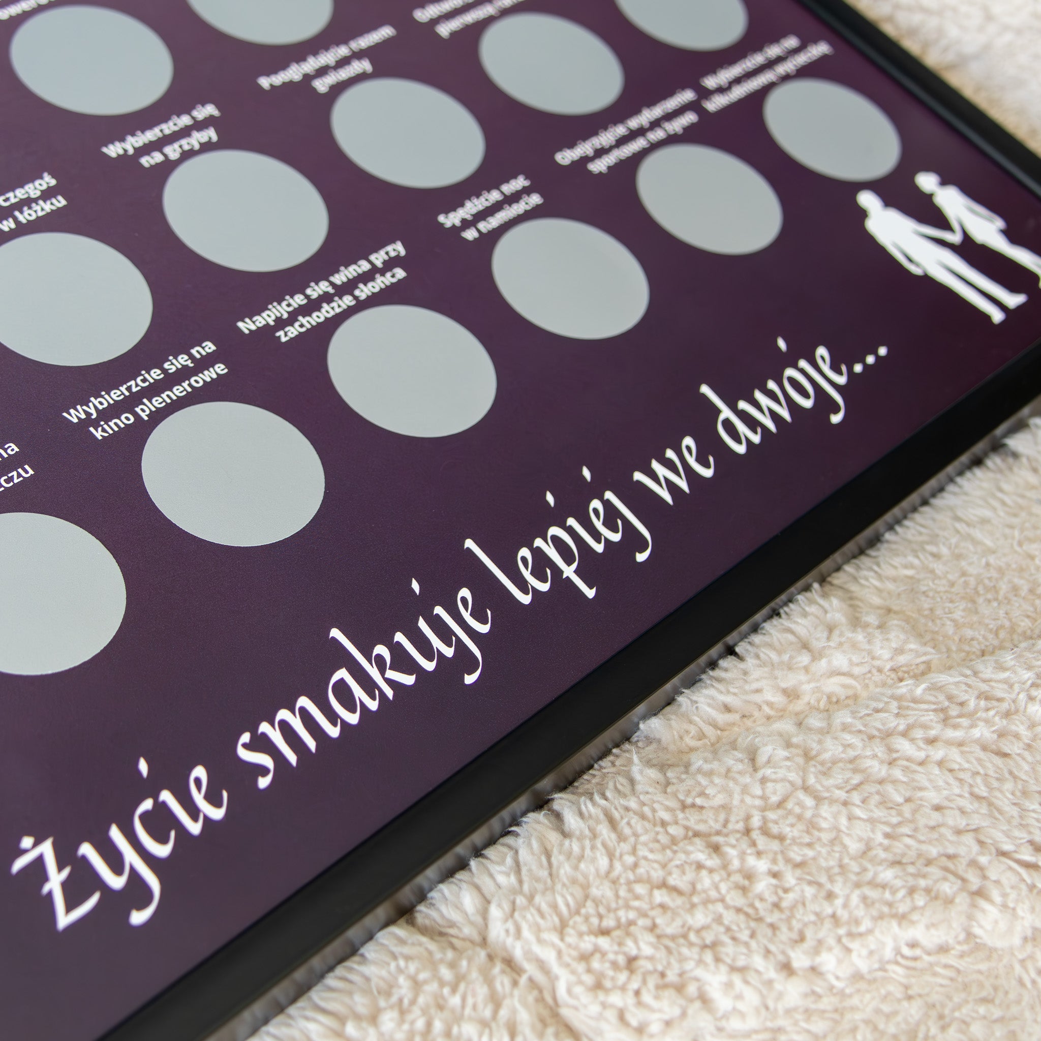 Plakat Zdrapka Dla Par - 80 Naszych Wspólnych Chwil