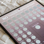 Plakat Zdrapka Dla Par - 80 Naszych Wspólnych Chwil