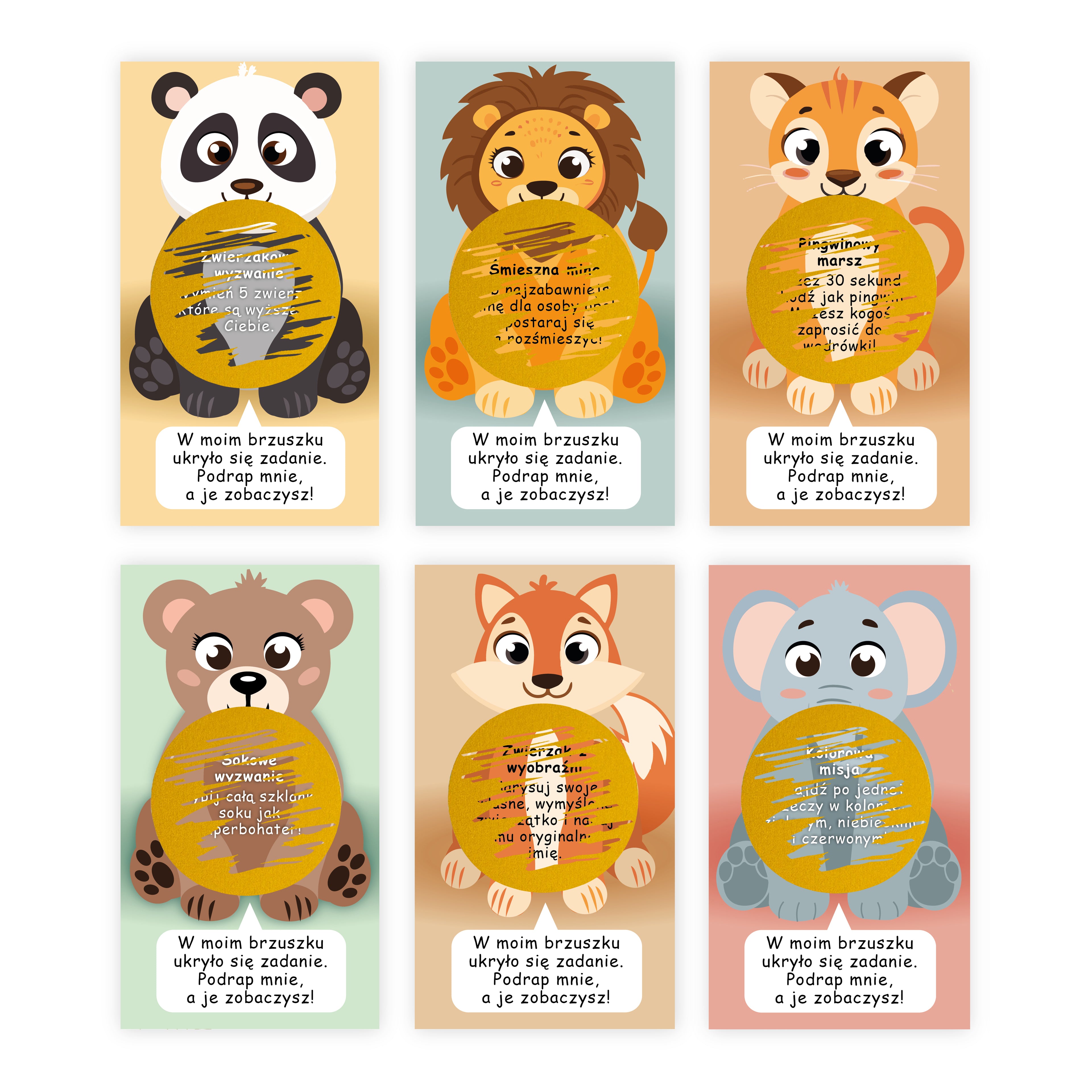 Zdrapki Imprezowe dla Dzieci