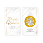 Zdrapki Weselne - Zadania dla Gości Weselnych (GLAMOUR)