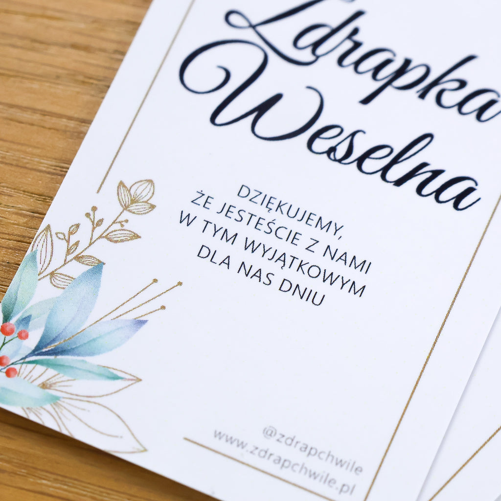 Zdrapki Weselne - Gałązki