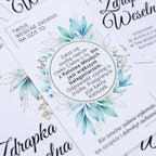 Zdrapki Weselne - Zadania dla Gości Weselnych (GAŁĄZKI)