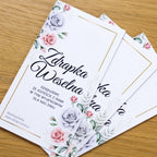 Zdrapki Weselne - Zadania dla Gości Weselnych (RÓŻE)