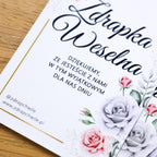 Zdrapki Weselne - Zadania dla Gości Weselnych (RÓŻE)