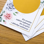 Zdrapki Weselne - Zadania dla Gości Weselnych (RÓŻE)