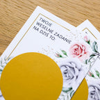 Zdrapki Weselne - Zadania dla Gości Weselnych (RÓŻE)