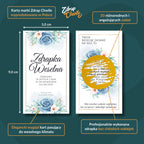 Zdrapki Weselne - Zadania dla Gości Weselnych (NIEBIESKA RÓŻA)